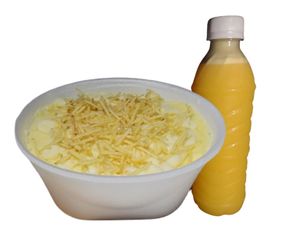 imagem do produto Batata recheada + suco de laranja a partir: