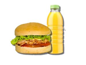 imagem do produto X-frango + suco de laranja