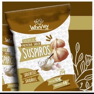 imagem do produto Suspiro c/ Whey Protein zero açúcar                25g um pacote