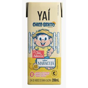 imagem do produto Cha Hibisco Sabor Maracuja Chico Bento Zero Yai 200ml