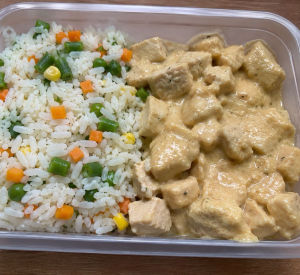 imagem do produto Frango cremoso c/Arroz Primavera
