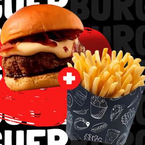 imagem do produto Combo 1 Burguer Artesanal + 1 Batata Frita 200 gramas