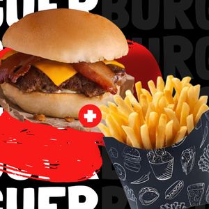 imagem do produto Combo 1 Smash Bacon + 1 Batata Frita Individual 200g