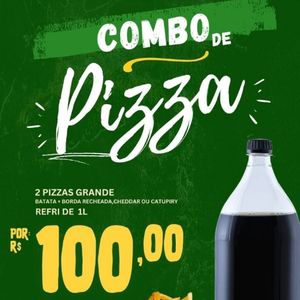 imagem do categoria COMBO 2 PIZZAS GRANDE +BORDA RECHEADA + BATATA +REFRI DE 1LT