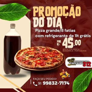 imagem do categoria PROMOÇÃO DO DIA PIZZA GRANDE 1 REFRI DE 1LT