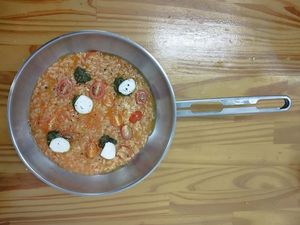 imagem do produto Risoto ao pesto de manjericão com muçarela de búfala Bufalat