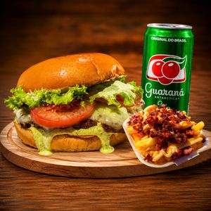 imagem do produto  X Salada + Fritas Especial P + Guaraná lata 🥤🍟