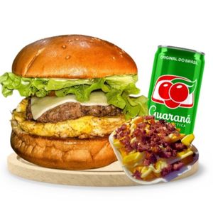 imagem do produto  X Eggs + Fritas Especial P + Guaraná lata 🥤🍟