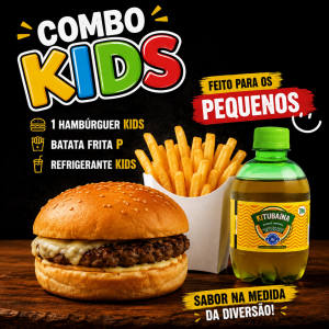 imagem do produto Combo kids (x Burguer + batata P + Refri 250ml)