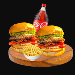 imagem do produto 2 X Tudo + Batata M + Coca cola 2