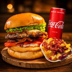 imagem do produto X Tudo + Fritas Especial P + Coca cola lata 🥤🍟