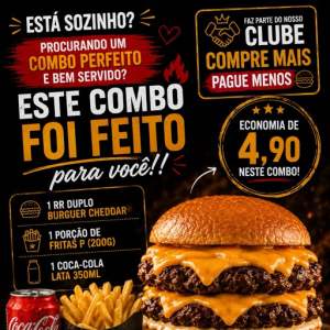 imagem do produto COMBO DUPLO CHEDDAR