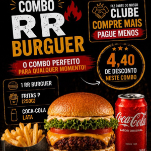 imagem do produto BURGUER + FRITAS + COCA-COLA LATA