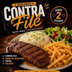 imagem do produto Contra filé para compartilhar