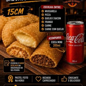 imagem do produto PASTEL 15CM + COCA-COLA LATA