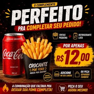 imagem do produto 🍟 Fritas Pequena + 🥤 Refrigerante Lata