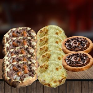 imagem do produto 5 Esfihas de carne + 5 Esfihas de Queijo + 2 Esfihas de Brigadeiro 