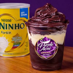 imagem do produto Açaí c/ Creme Ninho Artesanal 