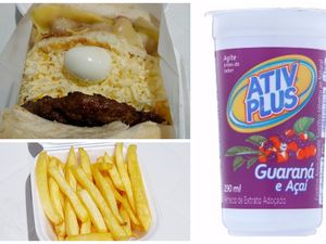 imagem do produto X egg bacon + fritas + ativ