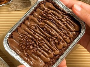imagem do produto Brownie na Marmita - Brigadeiro