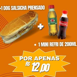 imagem do produto COMBO DOG SIMPLES + 1 MINI REFRI 