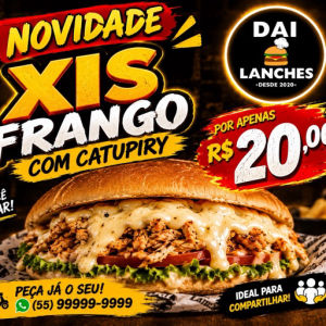 imagem do produto Xis frango com catupiry