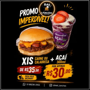 imagem do produto Xis mais açaí