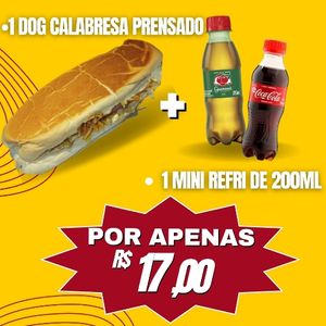 imagem do produto COMBO DOG CALABRESA + 1 MINI REFRI