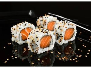 imagem do produto Uramaki De Salmão (Sem Creem Cheese) (5 peças)
