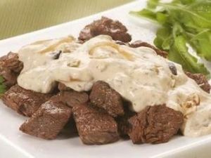 imagem do produto Isca de carne ao molho branco