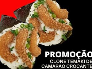 imagem do produto Clone de temaki de camarão crocante + Coca cola