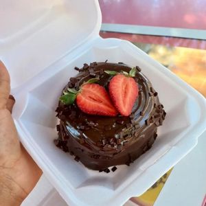 imagem do produto Mini vulcão chocolatudo com morango