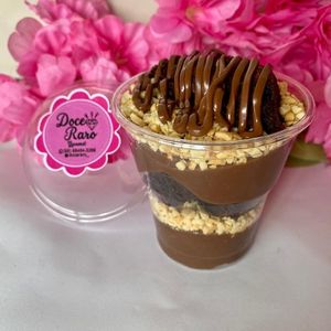 imagem do produto Copo FERRERO ROCHER com brownie,nutella e amendoim 150ml