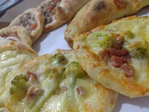 imagem do produto Brocolis com queijo e bacon