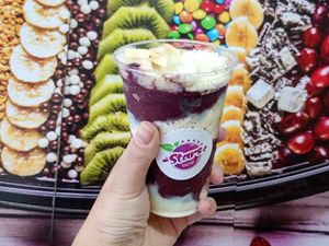 imagem do produto Açaí com Banana, Leite em pó e Leite Condensado