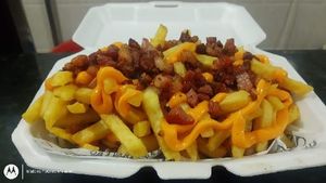 imagem do produto Batata com cheddar e bacon 600g