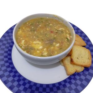 imagem do produto caldo de carne desfiada com ovo 