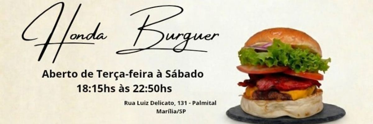 HONDA BURGUER / HAMBÚRGUER capa