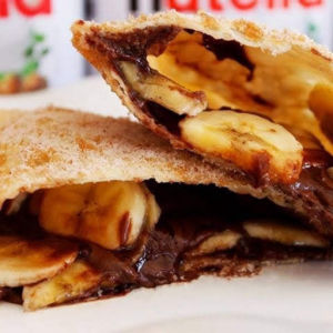 imagem do produto Pastel bananada terra caramelizada com Nutella
