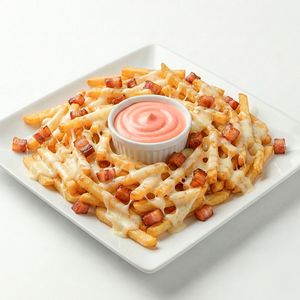 imagem do produto Fritas c/ Queijo e Bacon