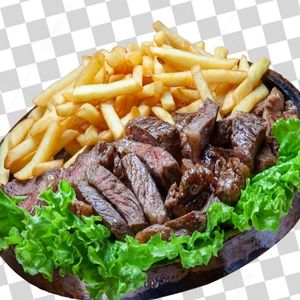 imagem do produto Porção carne com Fritas 