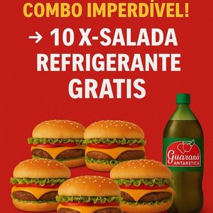 imagem do produto 10X-Salada+Guarana 2L Grátis