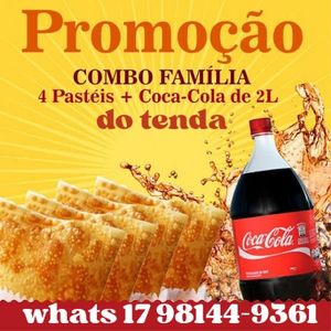 imagem do produto Combo 4 pastéis+Coca cola 2 litros