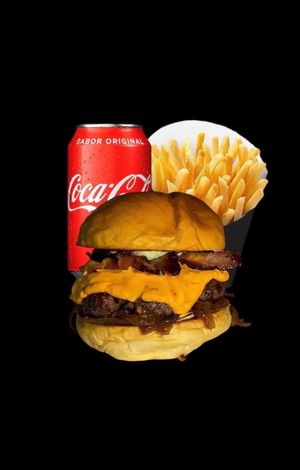 imagem do produto Combo Dallas Melt Bacon + fritas + Coca Cola 350 ml