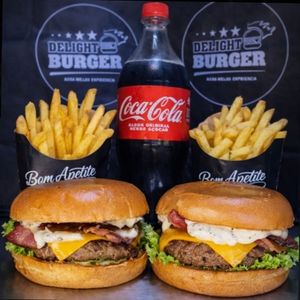 imagem do produto 2 BACON BURGER + 2 BATATAS + COCA LITRO