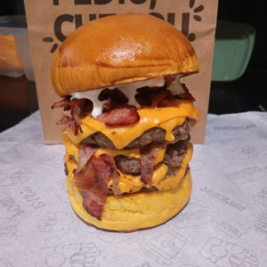 imagem do produto Smash triplo com bacon 