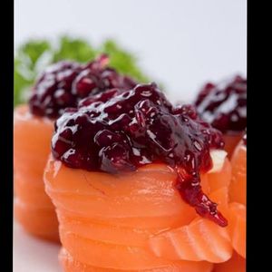 imagem do produto Gunkan salmão geleia de amora (4und)