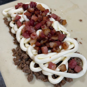 imagem do produto Carne com Catupiry e Bacon