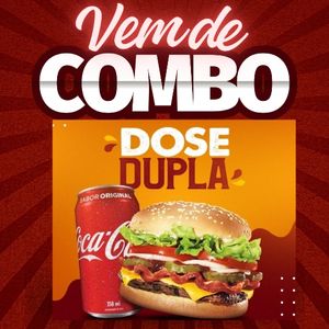 imagem do produto 1 X-burguer+1 refrigerante de lata