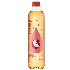 imagem do produto Água Crystal sabor maça 510ml